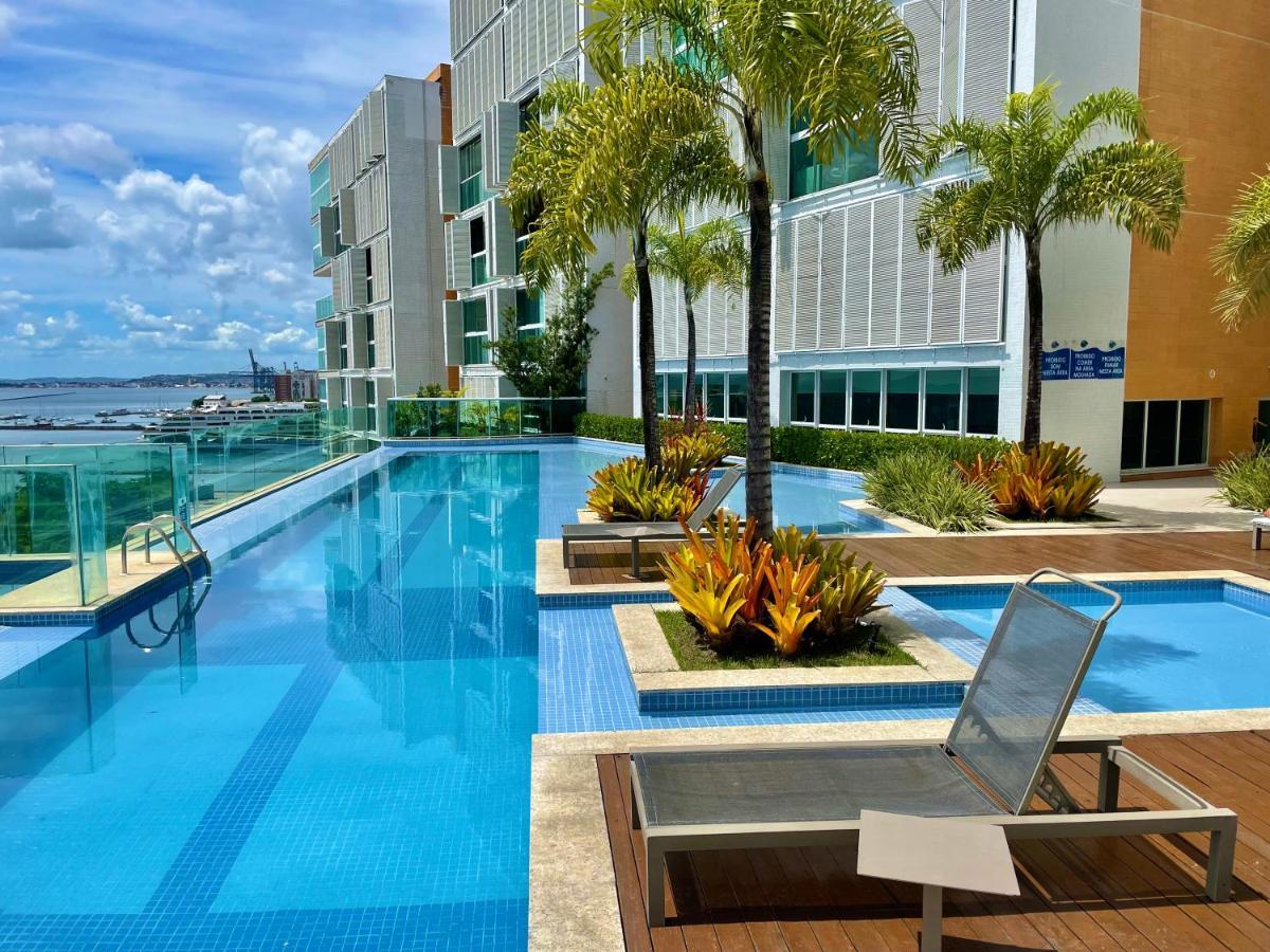 Cloc Marina Vista Mar P/ A Baia De Todos Os Santos Apartman Salvador Kültér fotó