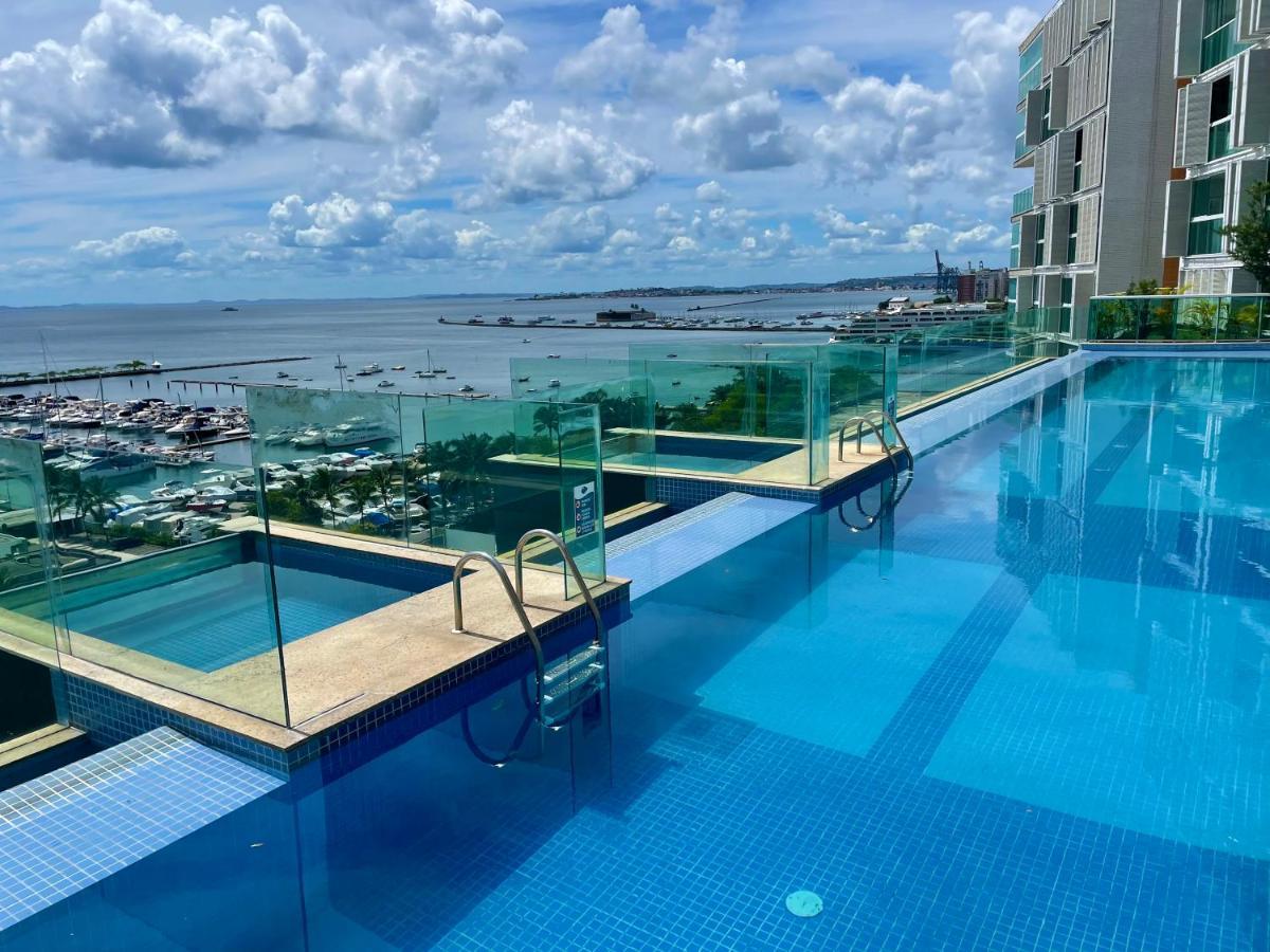 Cloc Marina Vista Mar P/ A Baia De Todos Os Santos Apartman Salvador Kültér fotó