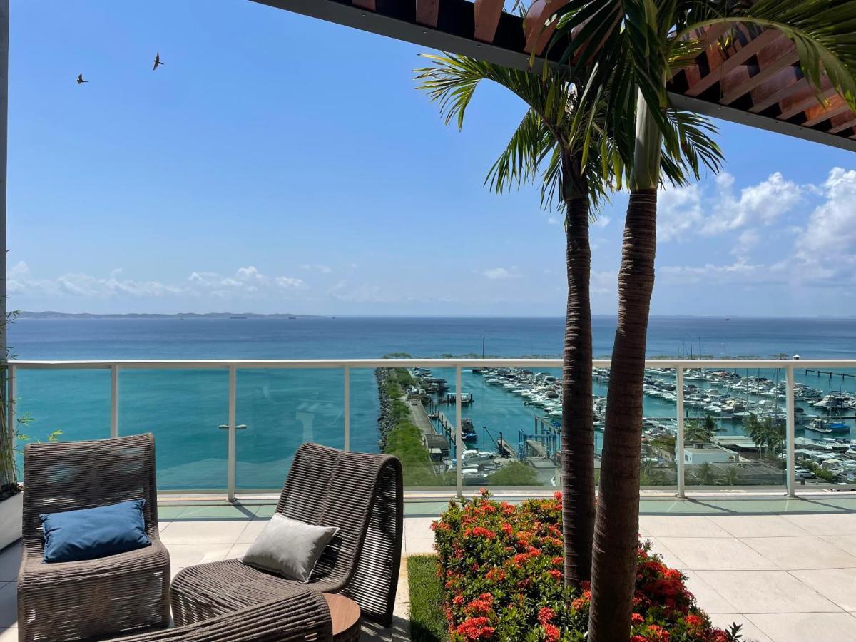 Cloc Marina Vista Mar P/ A Baia De Todos Os Santos Apartman Salvador Kültér fotó