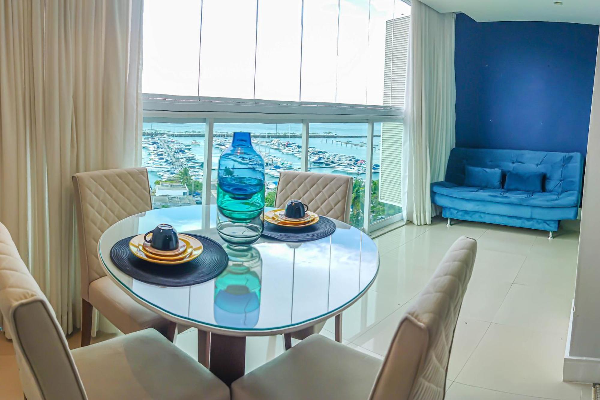 Cloc Marina Vista Mar P/ A Baia De Todos Os Santos Apartman Salvador Kültér fotó